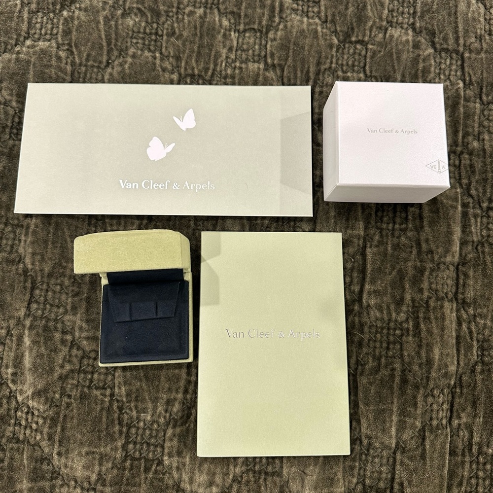 Van Cleef & Arpels Jewelry Box with Envelope and Care Booklet